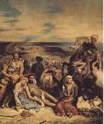 Eugene Delacroix The Massacre of Chios (mk09) painting